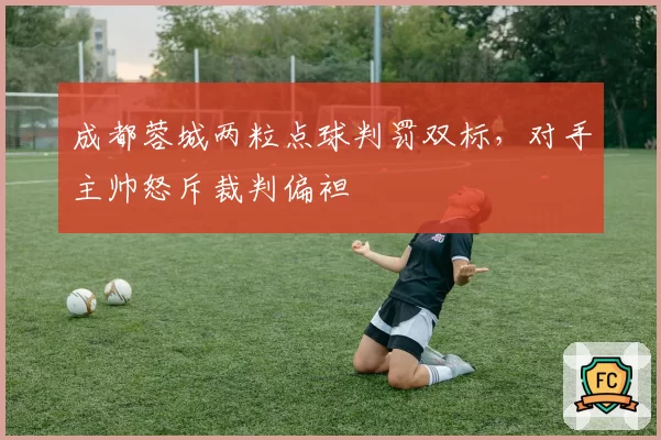 成都蓉城两粒点球判罚双标，对手主帅怒斥裁判偏袒